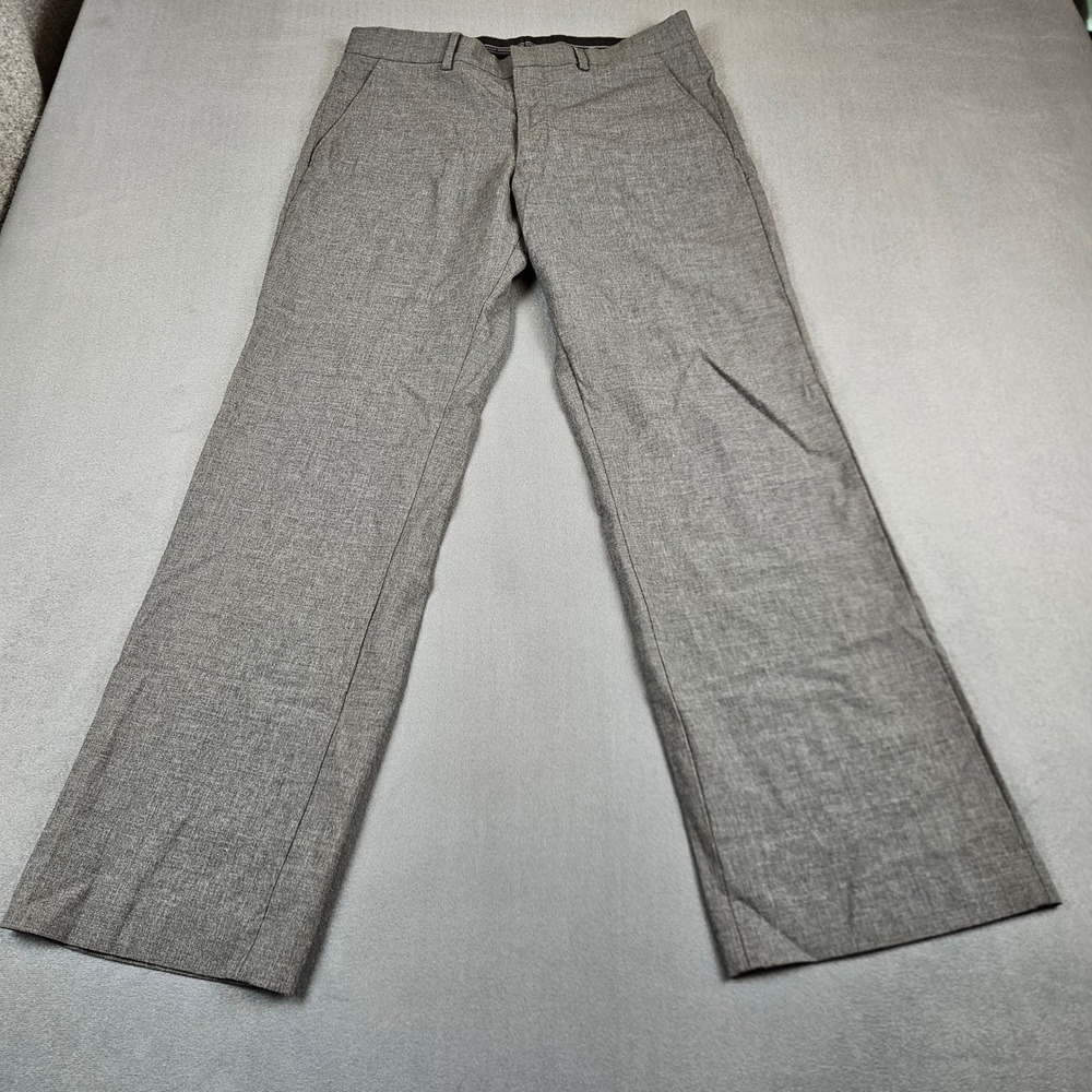 Express Design Studio Producer Gray Wool Blend Dress Pants Mens 31x30 Straight